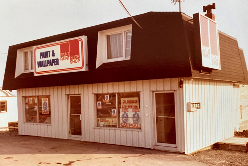 The Paint Shop 47 Years Rolling And Primed For Expansion Atlantic   FF 1 Old Pic Paint Shop Exterior ThePaintShop May2022 