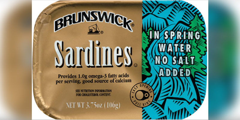 Brunswick brand sardines made by Connors Brothers, producers of Brunswick Canned Sardines. (photo credit: SeafoodSource) 