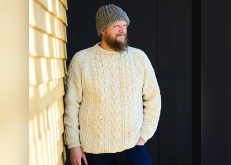 A NONIA Madrock Pullover sweater and Cable Toque (photo credit: NONIA)
