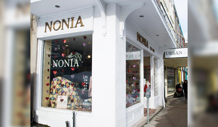 An exterior view of NONIA’s shop in downtown St. John’s (photo credit: Yelp)